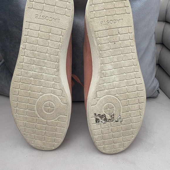 Lacoste sneakers in pink suede, size 9.5 - Picture 4 of 5